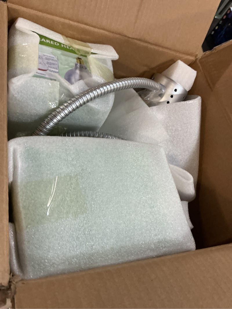 Condition photo showing New/Like New for Food Heat Lamp: [Rapid-Heating Bulbs Included] [Steady Heating] Commercial Food Warmer Lamp, Electric Heat Light for Catering Food Warming Light for Buffet Parties (Painted Silver, 32" (2-Head)) Painted Silver 32" (2-Head)