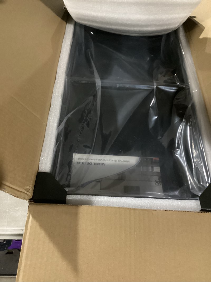 Condition photo showing Good Condition for Homevacious 12"×24" Stainless Steel Shower Niche No Tile Needed Matte Black Double Shelves Bathroom Niche Shelf Rimless Recessed Wall Niche for Bathroom Storage