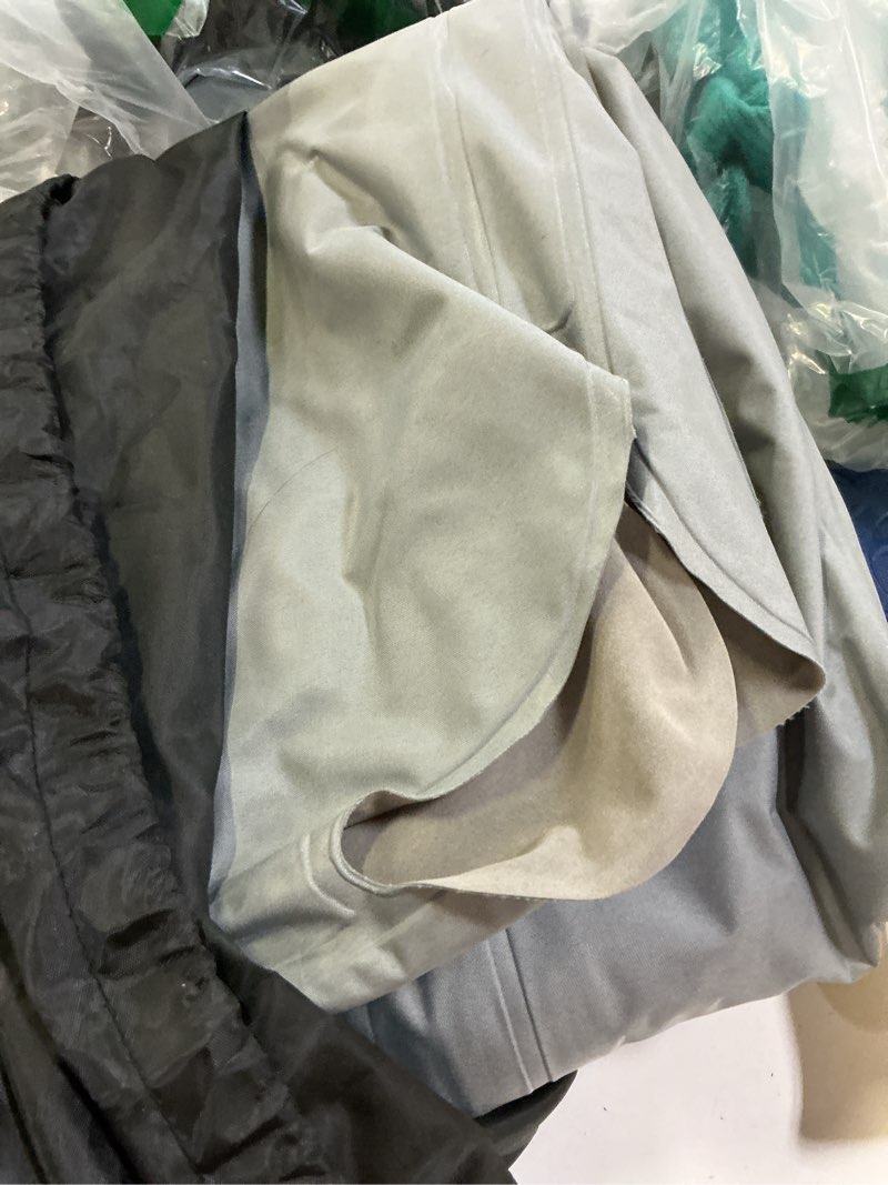 Condition photo showing As Is for car air mattress, inflatable suv truck air mattress back seat camping bed thickened car sleeping pad for travel, car bed suv mattress with air pump 2 pillows ash grey
