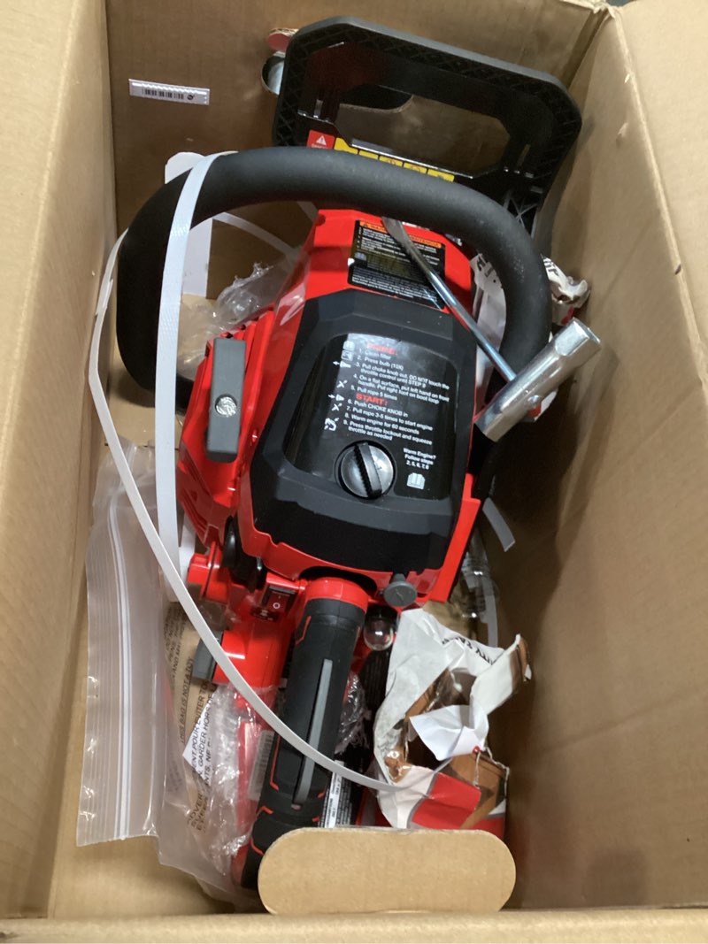 Condition photo showing As Is for Craftsman CMXGSAMY42N4 14 in. 42 cc Gas Chainsaw