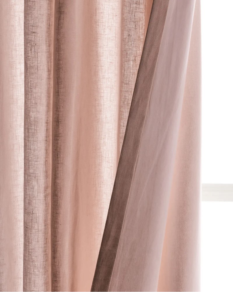 european linen curtain