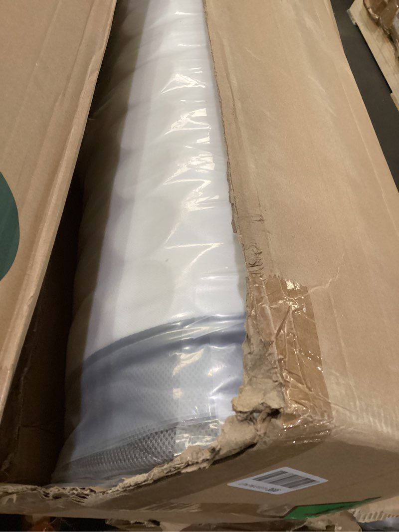 Condition photo showing New/Like New for ZINUS 10 Inch True Support Hybrid Mattress [New Version], Queen, Fiberglass Free, Medium Feel, Motion Isolation, Certified Safe Foams & Fabric, Mattress in A Box White Queen 10" New Small Box