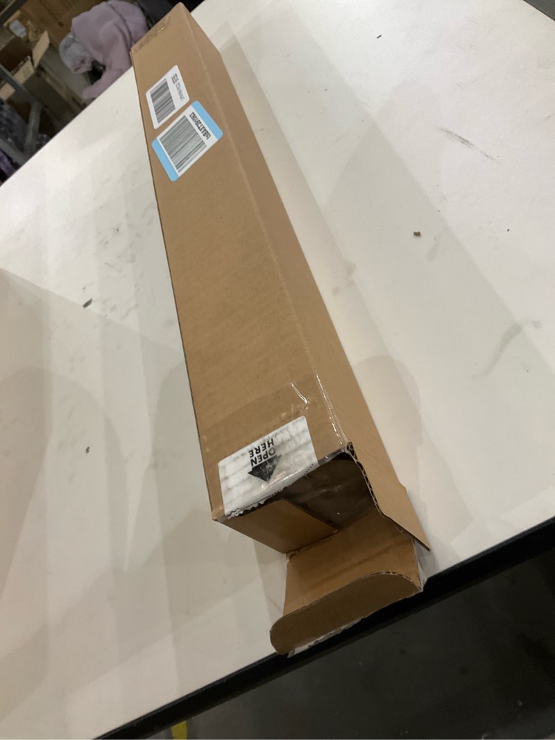 Condition photo showing As Is for Ivilon Tension Curtain Rod - Spring Tension Rod for Windows or Shower, 24 to 36 Inch. Warm Gold 24" to 36" Warm Gold