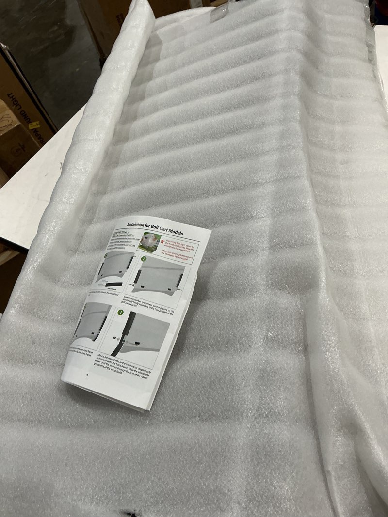 Condition photo showing New/Like New for golf carts & accessories - ezgo txt folding tinted windshield (years 2014-2022)
