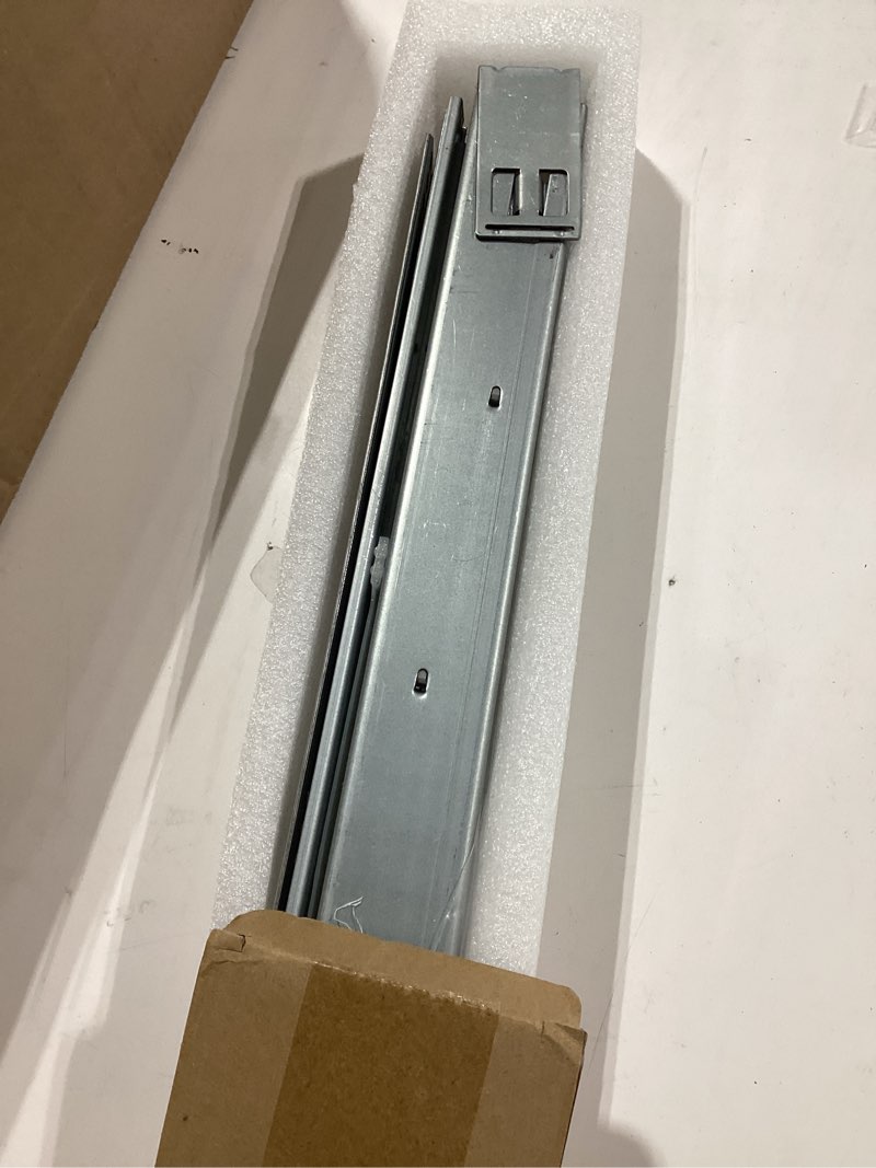 Condition photo showing Good Condition for undermount drawer slides 21 inch (1 pair), full extension soft close concealed drawer runners, come with mounting screws and brackets, 1 pair 21 inch 1
