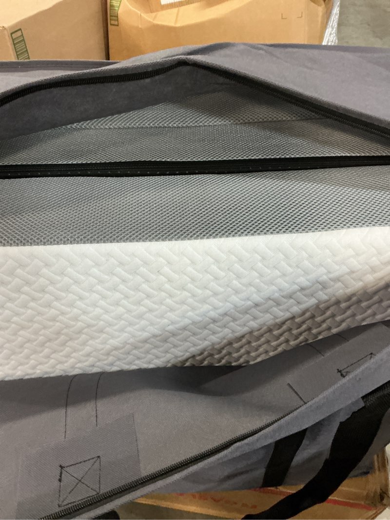 Condition photo showing Good Condition for MASVIS Trifold Mattress, 4 Inch Memory Foam Foldable Mattress with Washable Cover, Tri-Folding Floor Bed for Camping, Single Single White-4 Inch