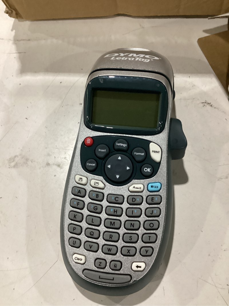 Condition photo showing Good Condition for dymo 2174535 letratag 100h label maker with 2 lines