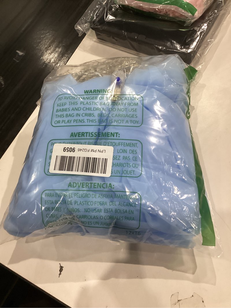 Condition photo showing New/Like New for 10x10ft Baby Blue Tulle Backdrop Curtain with Lights String for Parites, Sheer Backdrop Curtains for Wedding Baby Shower Birthday Party Photo Shoot Decorations Baby Blue 10ft x 10ft(2 Panels 5*10ft)