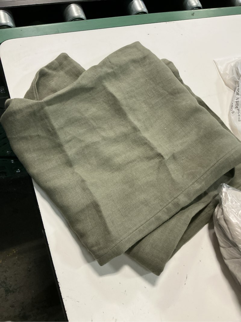 Condition photo showing As Is for contrast european linen pillow cover