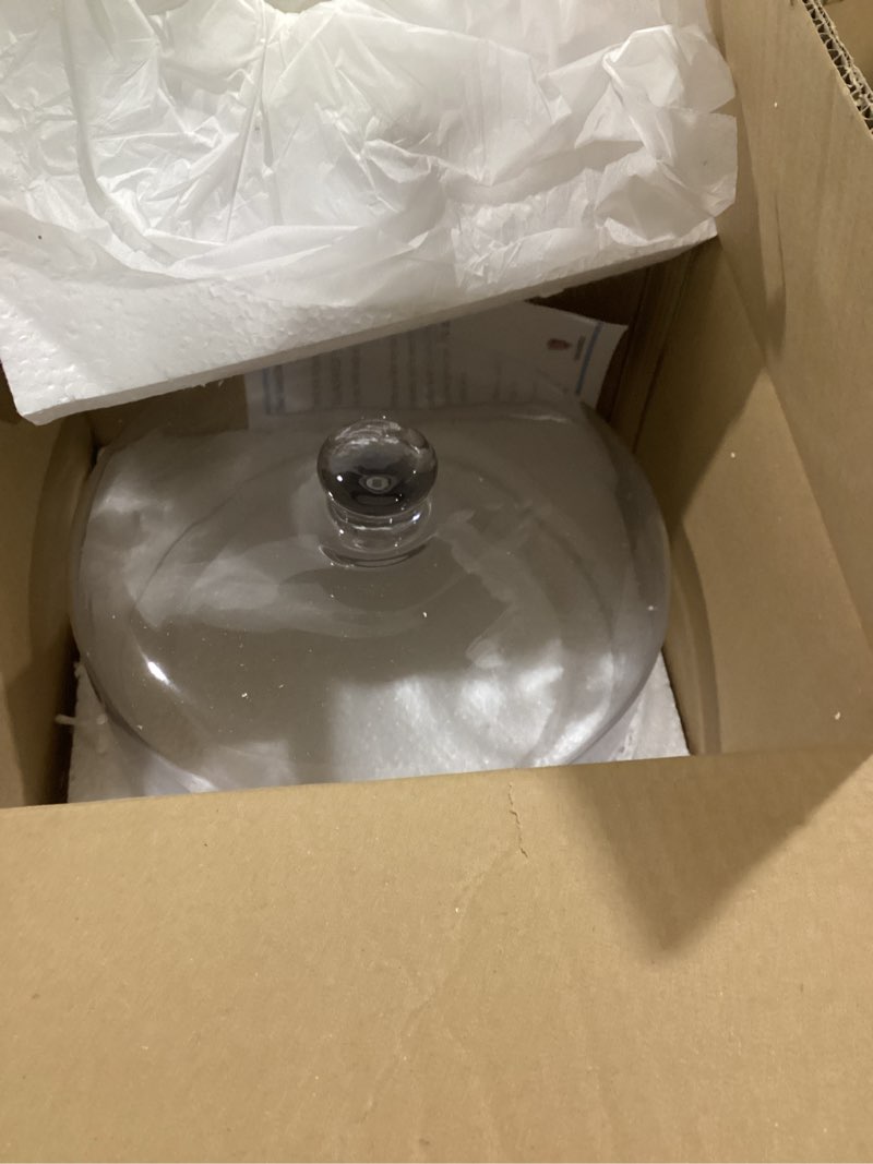 Condition photo showing Good Condition for Galashield Glass Cake Dome, Cake Cover Lid for Freshness and Display | 11" Diameter