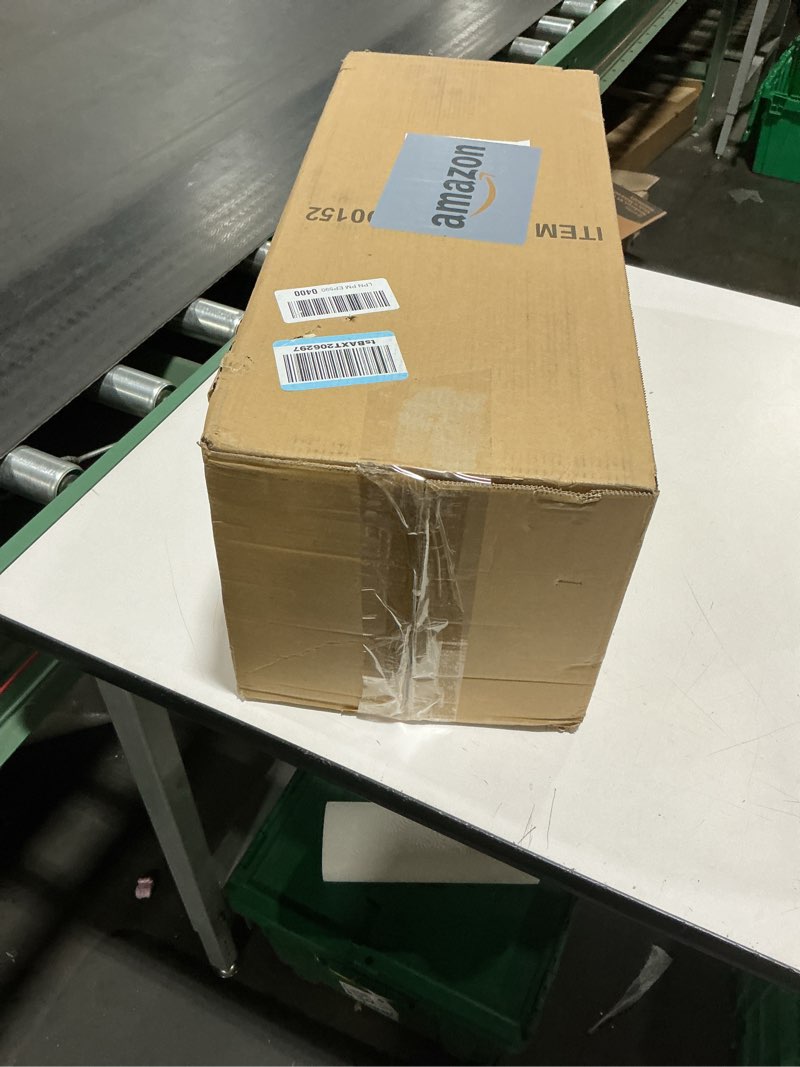 Condition photo showing Good Condition for TIMRIS Large Farmhouse Wooden Candle Lantern Set of 2, Rustic Floor Candle Lanterns with Drawer, Vintage Hurricane Lantern Holder for Indoor Outdoor Decor (No Glass) Brown With Drawer