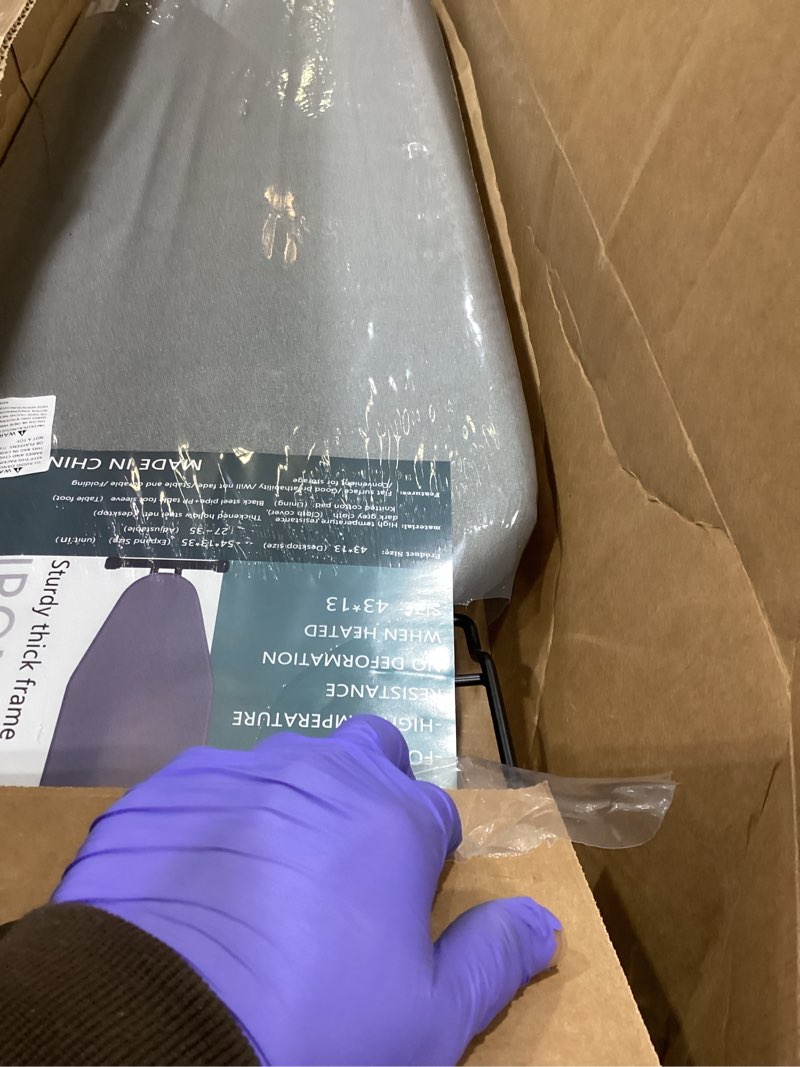 Condition photo showing Good Condition for Deluxe Ironing Board with Heat Resistant Cover and Thicken Felt Pad, Heavy Sturdy Legs,Full Size Hanger Iron Board,Foldable (L-Grey)