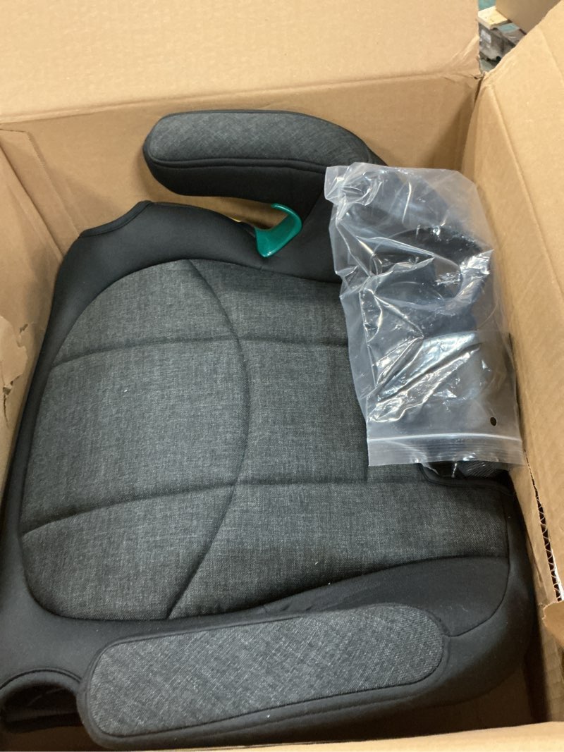 Condition photo showing Good Condition for britax upngo click backless booster car seat with rigid latch, lightweight and portable travel booster with slim design and postureplus, accommodates kids up to 120 lbs and 63” – raven black upngo click raven black