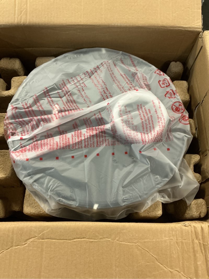 Condition photo showing New/Like New for Eureka E20 Evo Plus Robot Vacuum and Mop Combo, 10,000Pa Suction Robot Vacuum Cleaner Bagless Self-Emptying Station, 45-Day Capacity Anti-Hair-Tangling Side Brush Mop Lifting App Control LiDAR Nav Black