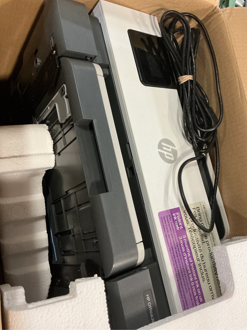 Condition photo showing Good Condition for hp officejet pro 9125e wireless all-in-one color inkjet printer, print, scan, copy, fax, adf, duplex printing best-for-office, 3 month instant ink trial included, ai-enabled (403x0a)