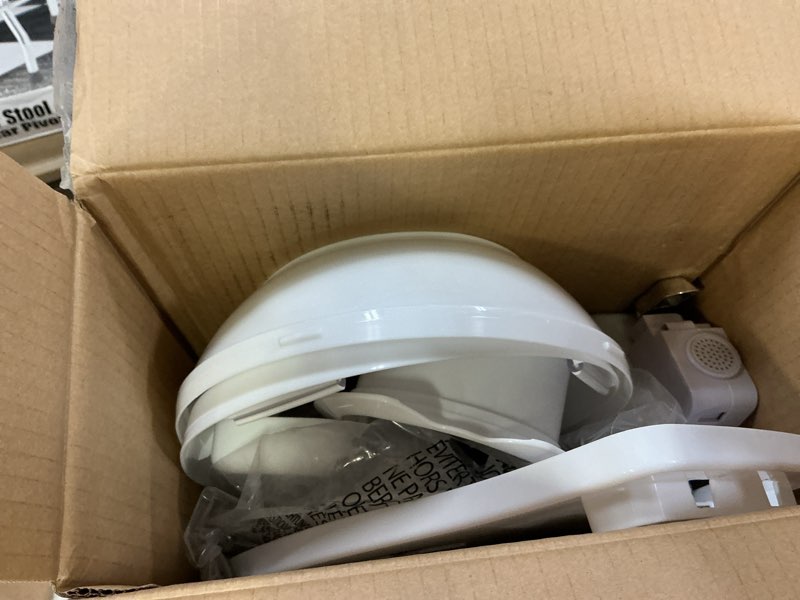 Condition photo showing As Is for Summer Infant by Ingenuity My Size Potty Pro in White, Toddler Potty Training Toilet, Lifelike Flushing Sound, for Ages 18 Months+, Up to 50 Pounds