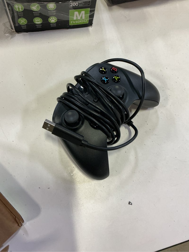 Condition photo showing As Is for wired controller for xbox one, wired xbox one usb gamepad controller compatible with xbox one/s/x/pc windows 10/11 with 3.5mm headset audio jack(black)