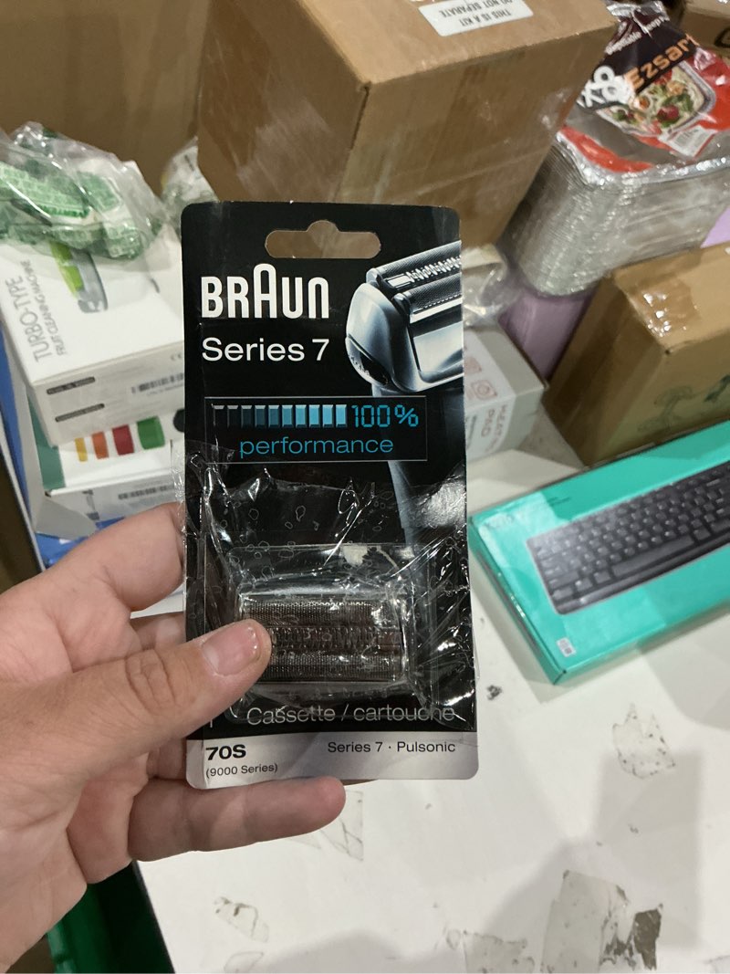 Condition photo showing Good Condition for braun series 7 70s electric shaver head replacement cassette – silver 1 count (pack of 1) 70s replacement head