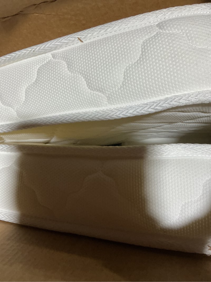 Condition photo showing As Is for twin mattress protector waterproof soft & breathable terry, noiseless twin mattress cover fitted sheets up -14'' mattress protector for kids bed cover mattress pad protecor machine wash 1 twin