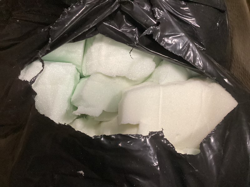 Condition photo showing As Is for Linenspa 4 Inch Gel Swirl Memory Foam Mattress Topper – Cooling Gel Infused – Pressure Relieving Bed Topper - Mattress Pad – CertiPUR Certified - California King Size California King 4 Inch Swirl Gel