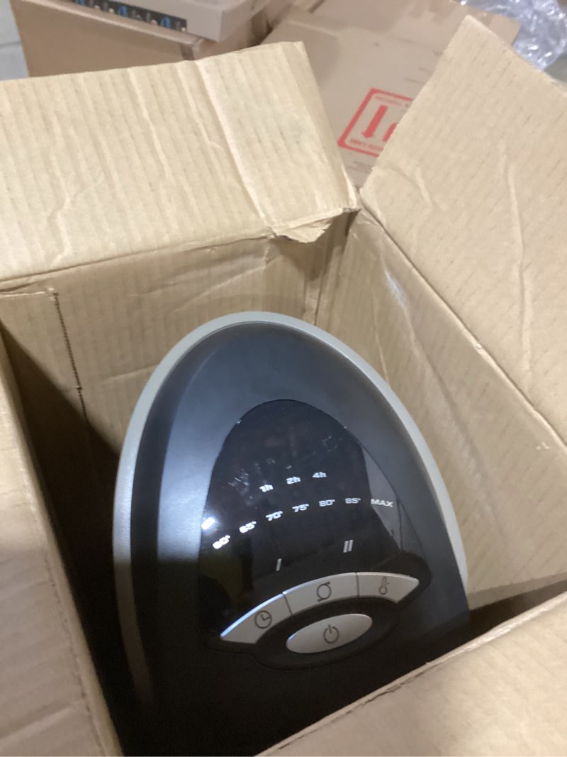 Condition photo showing As Is for Lasko Oscillating Ceramic Tower Space Heater for Home with Adjustable Thermostat, Timer and Remote Control, 22.5 Inches, Grey/Black, 1500W, 751320 not tested