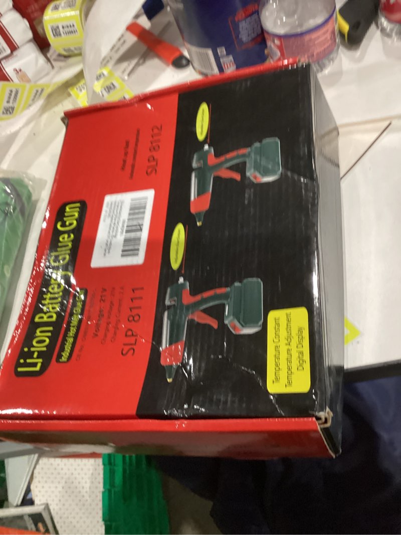 Condition photo showing As Is for 100w Cordless Hot Glue Gun with LEDDigital Display and Adjustable Temperature