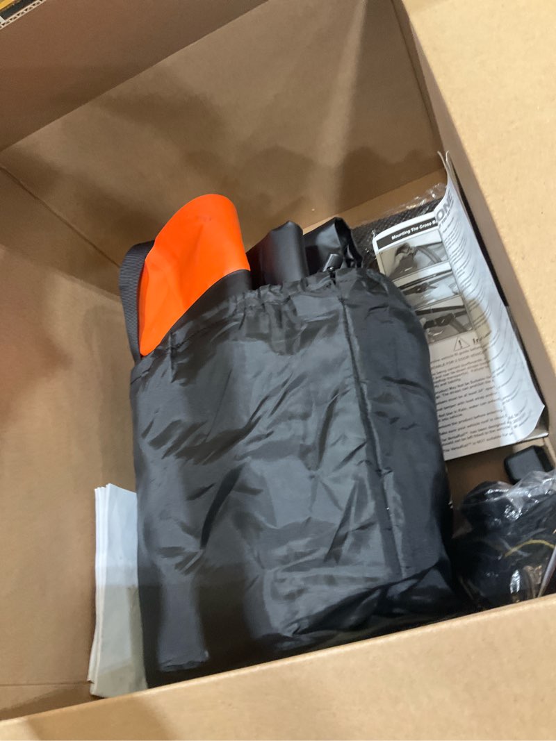 Condition photo showing As Is for rooftop cargo bag