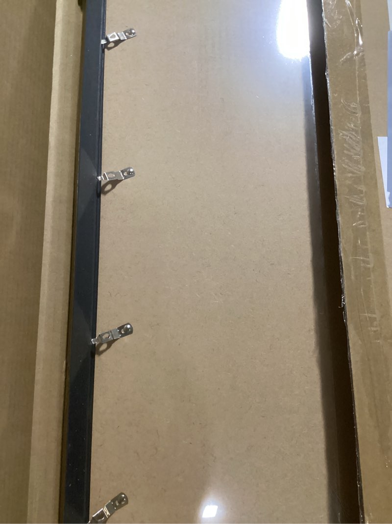 Condition photo showing Good Condition for a plus max 15x23 picture frame, black engineered wood frame for 15 x 23 inch picture poster photo, light weight 15 by 23 frame with wood-grain for wall - 1 pack/black/15 x23 black 15x23 1 pack