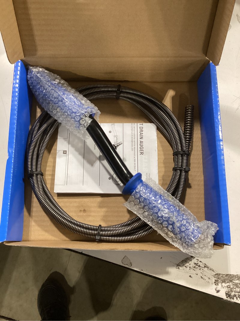 Kobalt 1/4-in x 15-ft High carbon wire Hand auger for Sink