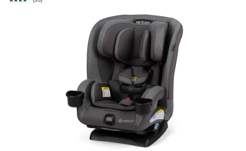 safety 1st slimride 4-in-1 convertible car seat - grey all day