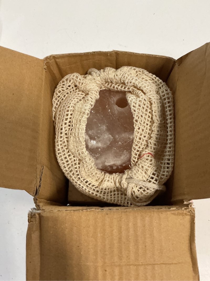 Condition photo showing New/Like New for umaid himalayan pink salt rock for shower & bath – salt buddy™ 4 lb hanging mineral rock, mothers day gifts for mom, wife, daughter, solid himalayan stone for spa-inspired relaxation & self-care 4 pound