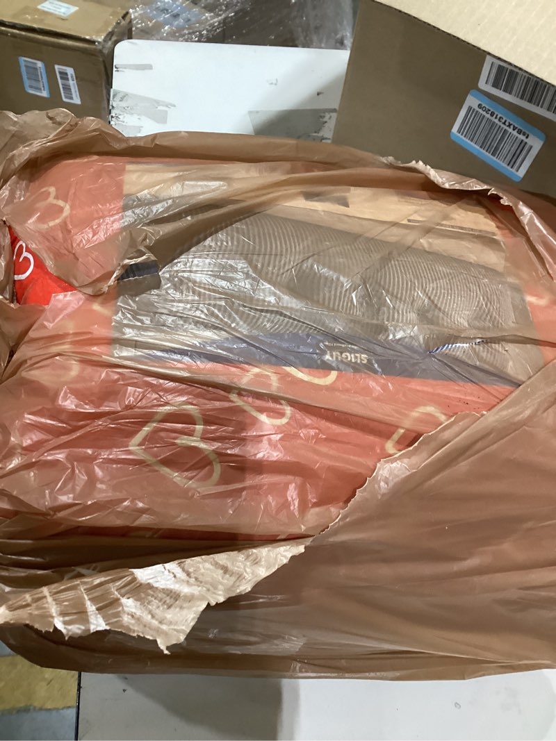 Condition photo showing As Is for Large Headboard Pillow Headboard Wedge Pillow Bed Rest Reading Pillow Bolster Triangular Pillow for Sitting in Bed-Backrest Positioning Support Long Pillow for Daybed (Twin: 39x8x20 Inches,Grey) Grey Twin