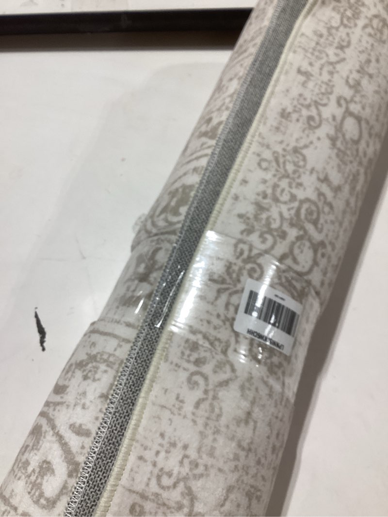 Condition photo showing New/Like New for COZYLOOM 8x10 Cream Floral Vintage Area Rug for Living Room, Bedroom, Dining Room, Soft, Low Pile, Machine Washable, Non-Slip, Stain Resistant
