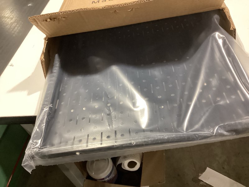 Condition photo showing Good Condition for wall control 30-p-3232b black metal pegboard pack - (2) 32" tall x 16" wide black pegboards