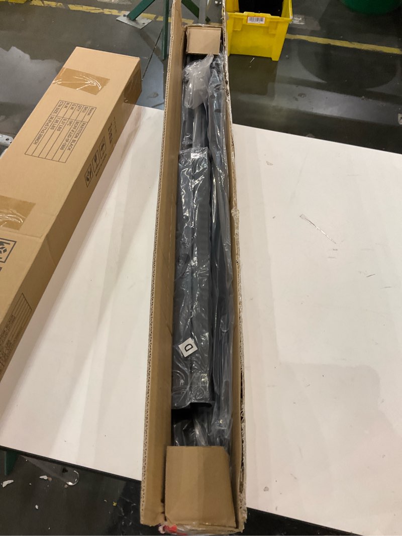 Condition photo showing New/Like New for Room Divider 6FT Single Panel Privacy Screen, 71'' Wide Fabric Indoor Room Divider Wall Divider for Room Separation, Portable Room Partitions and Dividers Freestanding Temporary Wall Room Separators Black Upgraded Base-1 Panel