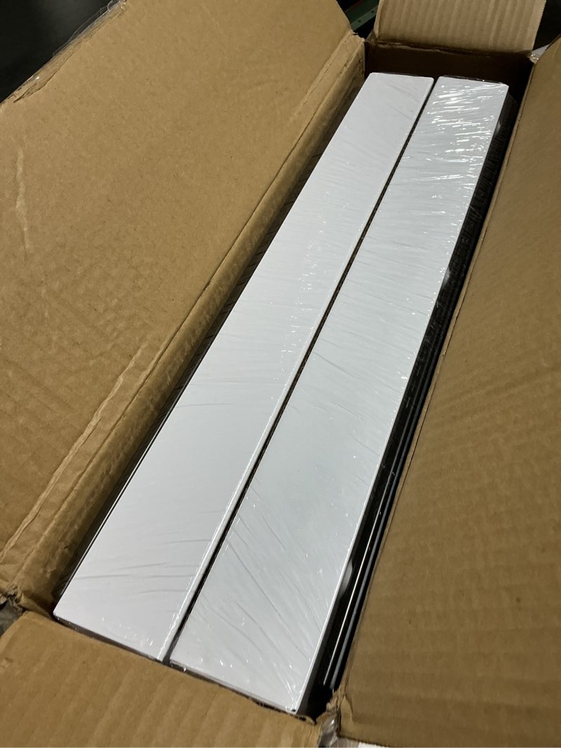 Condition photo showing Good Condition for 2Pack Expandable Pull Out Cabinet Organizer 21"Deep With Raising Pad for Framed Cabinets, Upgrade 3 Slide Rails Slide Out Drawers, Roll Out Shelves Adhesive,Adjustable Width 12.05"-20.4"White