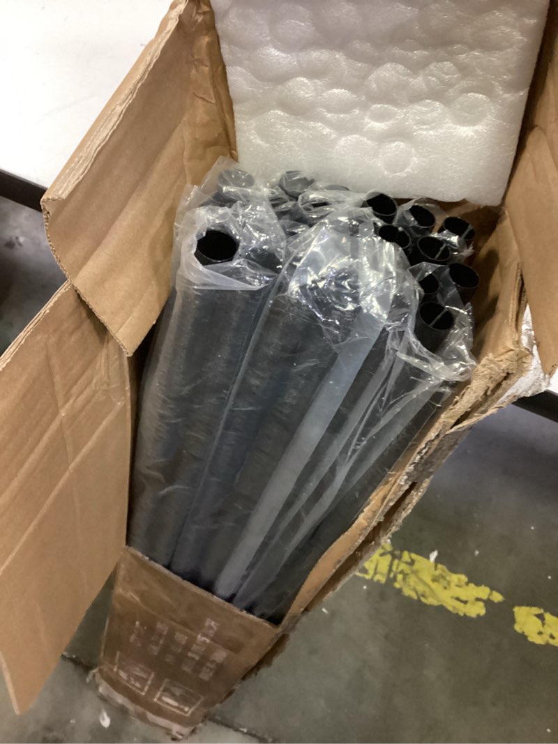 Condition photo showing Good Condition for MAYOLIAH 6 Panel Folding Privacy Screen 9ft Wide, 6ft Tall Partition Room Divider Portable Office Walls Dividers, Black Black 6 Panel