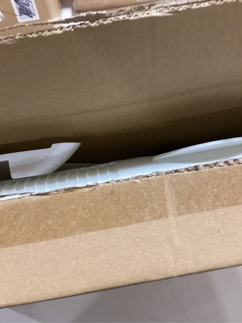 Condition photo showing As Is for Amazon Basics Window Fans for Home Bedroom, Twin Heads, Cooling Airflow, Exhaust, Expandable Side Panel Manual Control, 3 Speeds, 63W, 9 inch, White