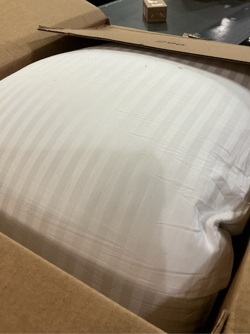 Condition photo showing Good Condition for Beckham Hotel Collection Bed Pillows King Size Set of 2 - Down Alternative Pillow for Back, Stomach or Side Sleepers King White