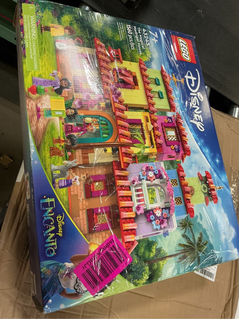 Condition photo showing Good Condition for LEGO Disney Encanto The Magical Madrigal House Toy, Building Playset for Kids, Mirabel Princess Doll Figure, Disney Toy for Girls and Boys Ages 7 and Up, Fun Construction Encanto Set, 43245