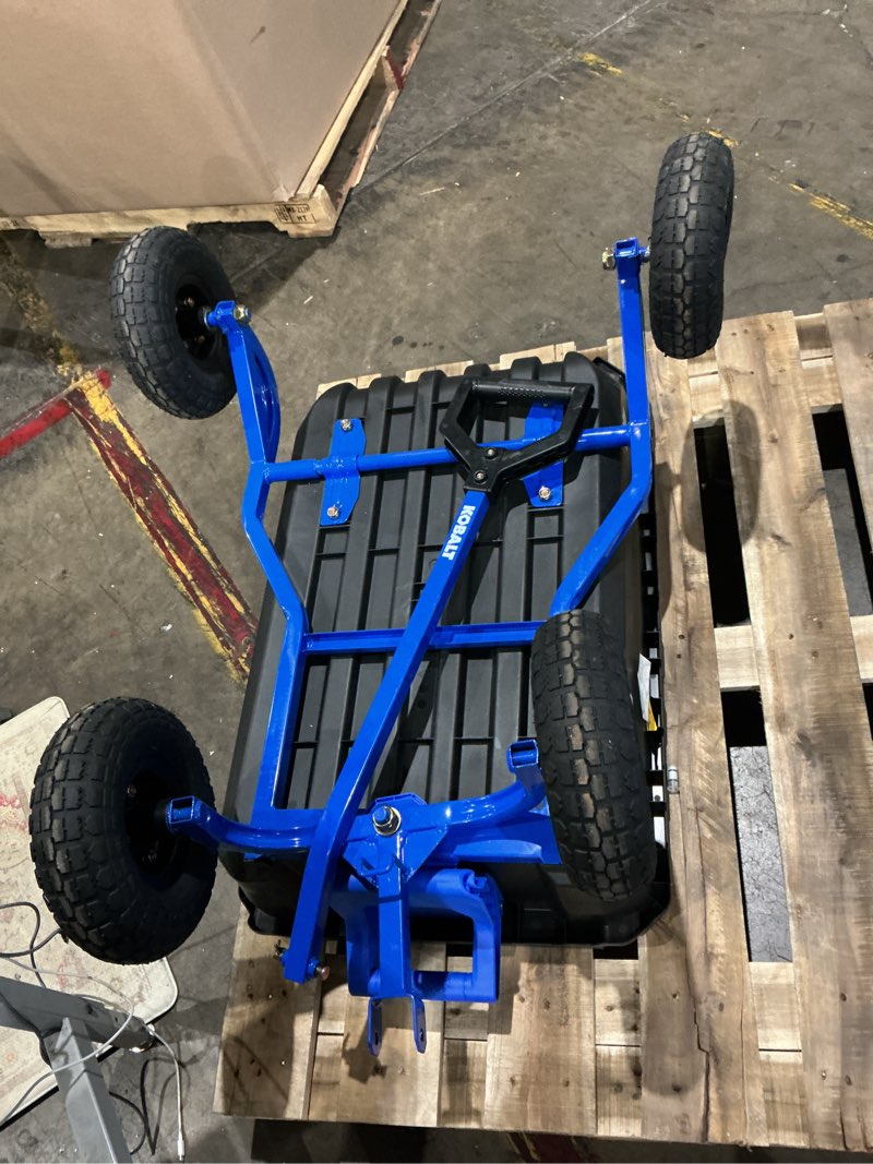 Kobalt 4.0-cu ft Poly Yard Cart
