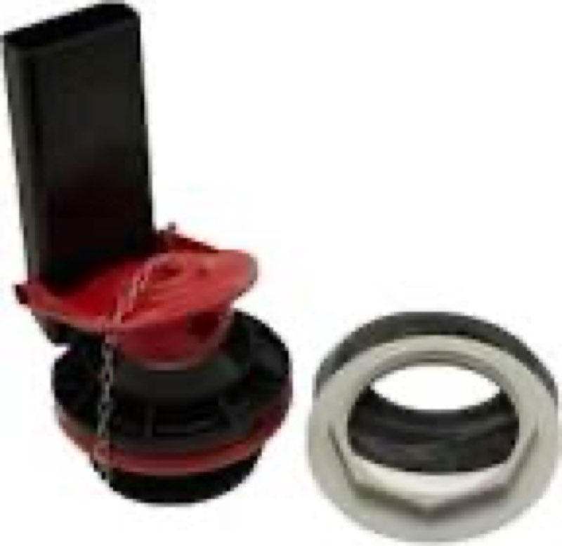 toilet flush valve kit with 3 1/4" flapper pack of 1 no finish