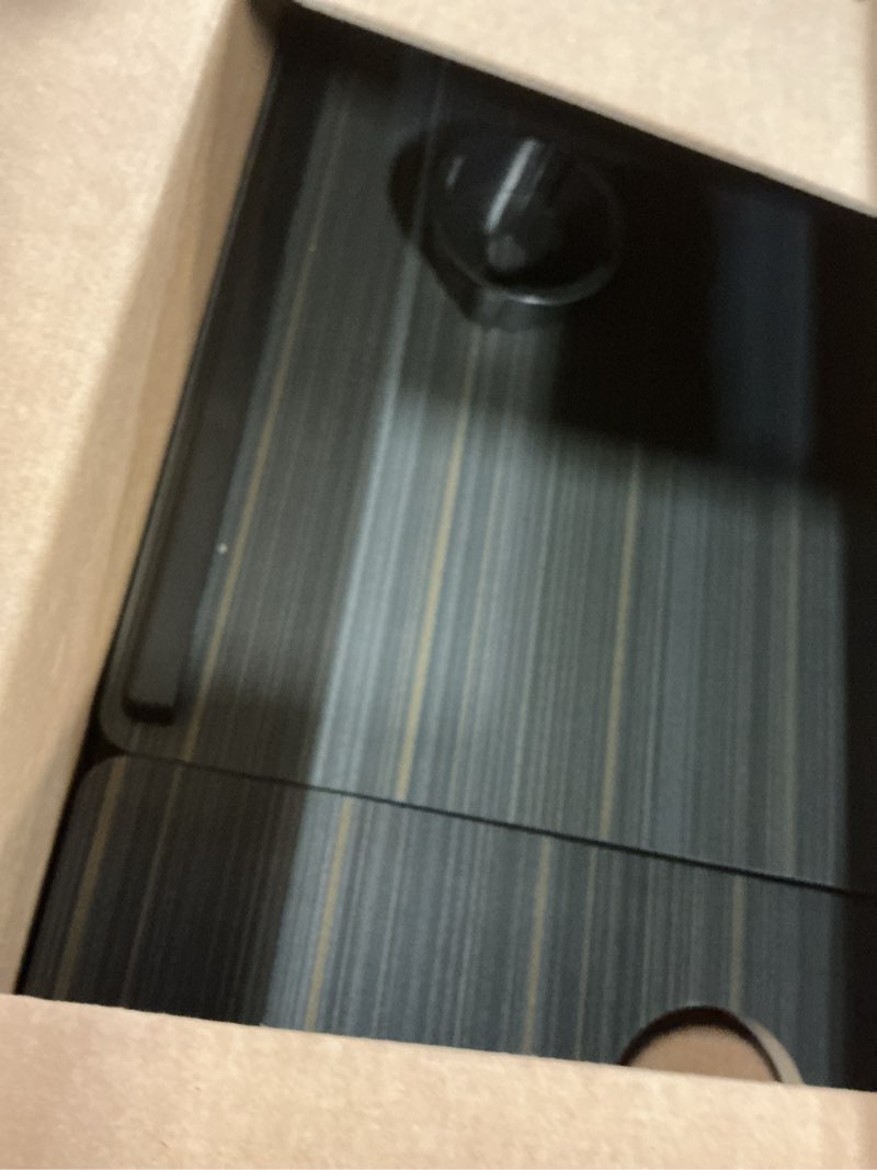 Condition photo showing As Is for laptop desk for bed couch,lap desk for laptop,portable laptop stand for desk,small adjustable laptop desk,foldable bed table for laptops and writing, bed tray table with cup holder(black)