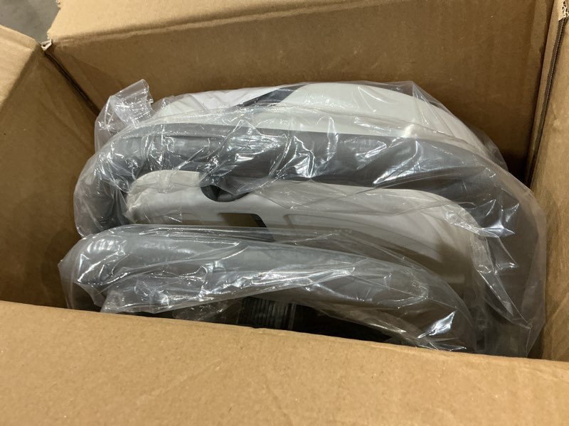 Condition photo showing New/Like New for carex e-z lock raised toilet seat with handles, 5\" toilet seat riser with arms, handicap raised toilet seat for seniors and elevated toilet seat 1 count (pack of 1) adjustable,elongated