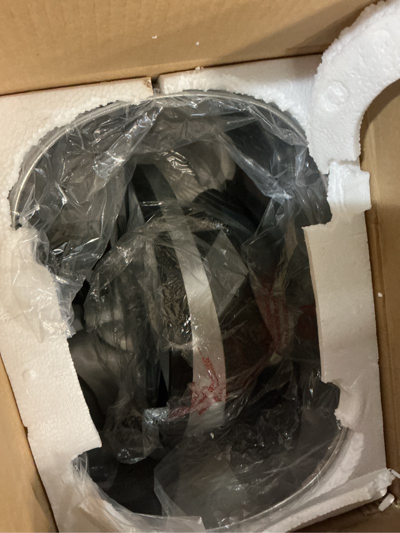 Condition photo showing New/Like New for FDW Garbage Can 13 Gallon 50 Liter Kitchen Trash Can for Bathroom Bedroom Home Office Automatic Touch Free High-Capacity with Lid Brushed Stainless Steel Waste Bin Silver Stainless Steel