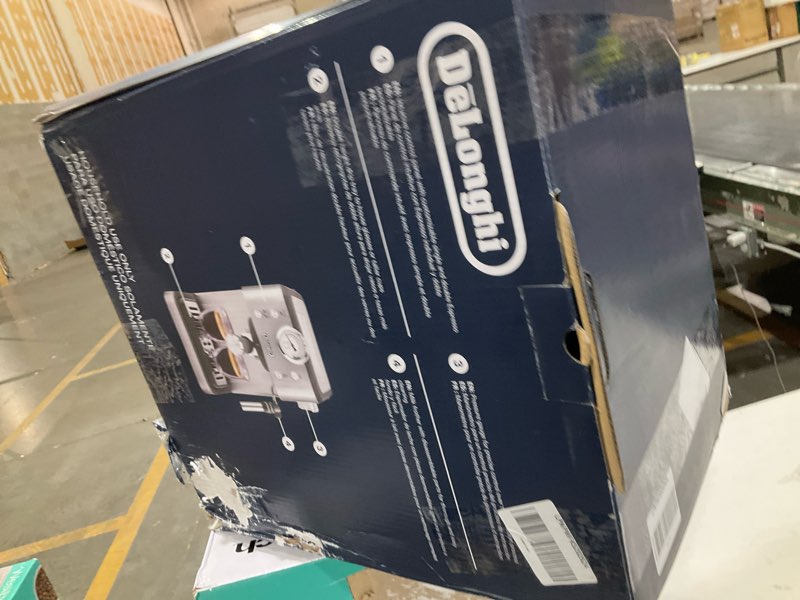 Condition photo showing As Is for De’Longhi Classic Espresso Machine with Milk Frother, 15-Bar Pump & Temperature Control - Barista Coffee Maker Kit for Espresso, Latte, Cappuccino & Iced