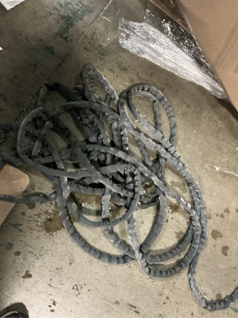Condition photo showing As Is for zero-g teknor apex 5/8-in x 50-ft premium kink free woven gray hose