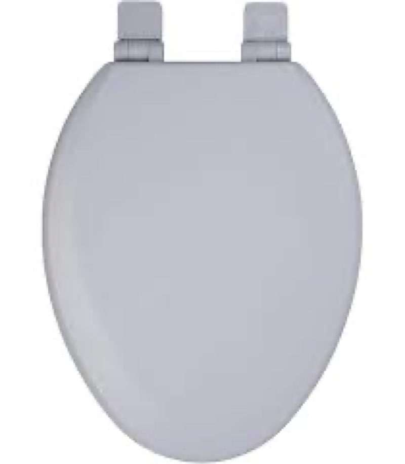 toilet seat, slow close, soft touch, ultra-smooth matte finish (no orange-peel texture), premium moulded wood, quick release, piklids (gray, elongated)