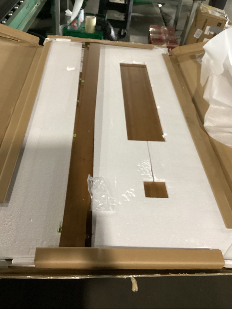 Condition photo showing Good Condition for gashell washer dryer countertop, 27.5" x 54" bamboo washer and dryer countertop for laundry room organization(black) black standard (27.5"d x 54"w)