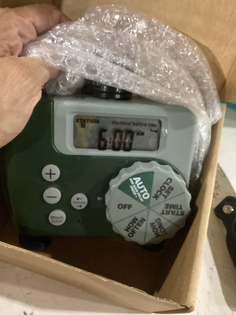 Condition photo showing Good Condition for orbit 58910 digital 2 outlet hose faucet timer